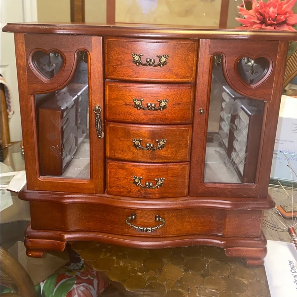 Cherry wood Jewelry Box